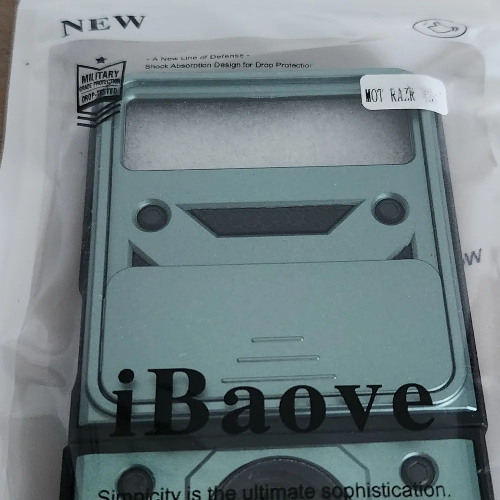 📱 Motorola Razr 2023 Case – Kickstand, Slide Camera Cover, Military Style NWT
